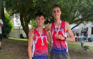 Lalin et Martin sur le podium des régionaux